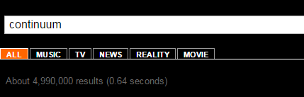 tv video custom search categories
